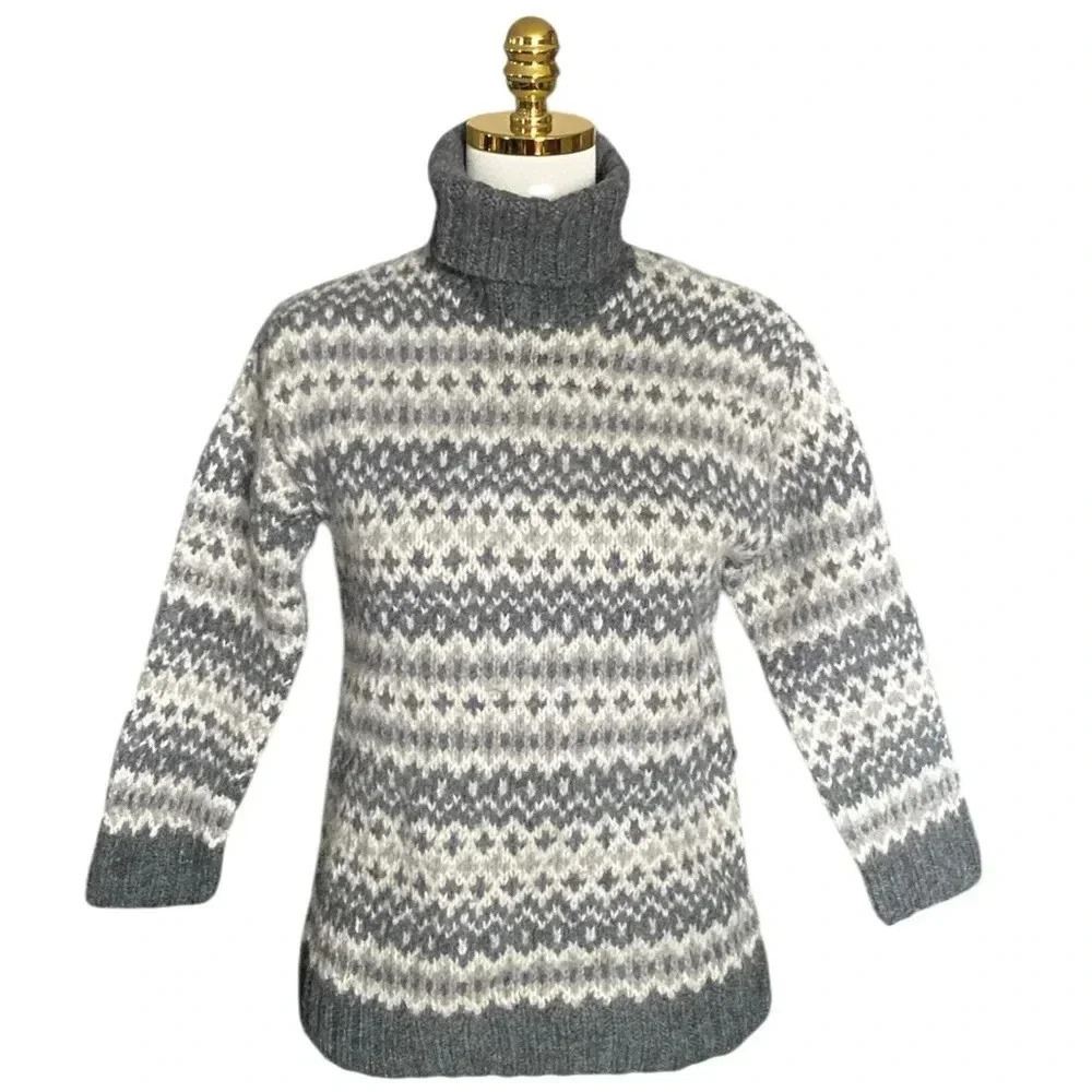 BANANA REPUBLIC | Women’s Turtleneck Heavyweight Knit Sweater 100% Wool Size XS